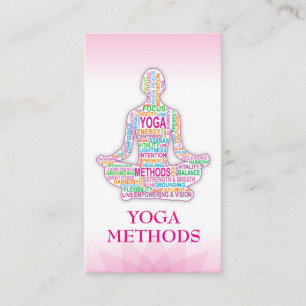 Tarjeta De Visita Entrenador de YOGA
