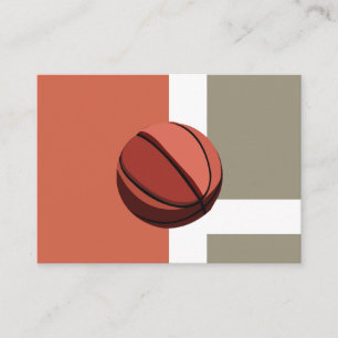 Tarjeta De Visita Entrenador Deportivo de Baloncesto