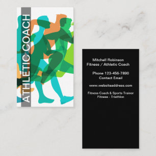 Tarjeta De Visita Entrenador deportivo de entrenador de fitness