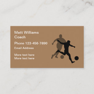 Tarjeta De Visita Entrenador deportivo moderno