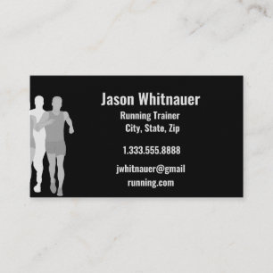 Tarjeta De Visita Entrenador en funcionamiento o personal, instructo