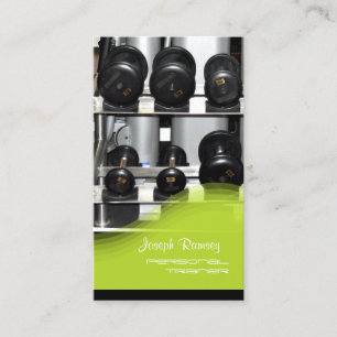 Tarjeta De Visita Entrenador/entrenador/gimnasio personal PixDezines