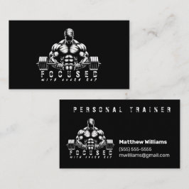 Tarjeta De Visita Entrenador personal: