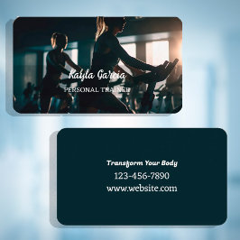 Tarjeta De Visita Entrenador personal