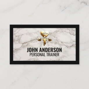 Tarjeta De Visita Entrenador personal coach de fitness gimnasio salu