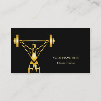 Tarjeta De Visita Entrenador personal de fitness