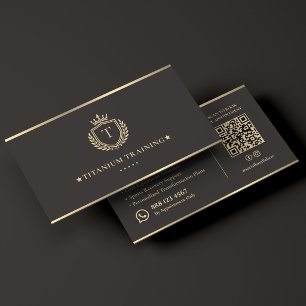 Tarjeta De Visita Entrenador Personal de Fitness Premium Gimnasio Ma