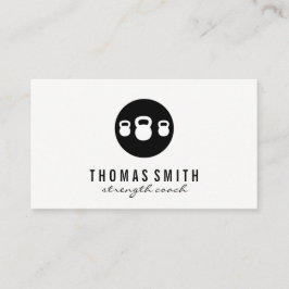 Tarjeta De Visita Entrenador personal de Kettle Bell