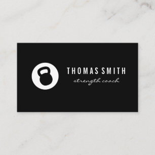 Tarjeta De Visita Entrenador personal de Kettle Bell