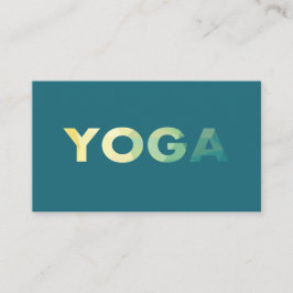 Tarjeta De Visita Entrenador personal de Yoga Mandala