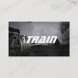 Tarjeta De Visita Entrenador personal Ejerce Gimnasio Empresarial