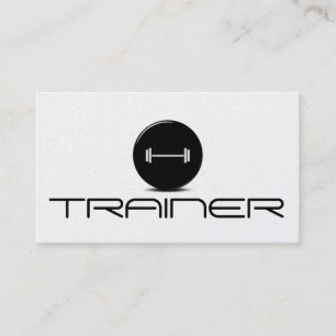 Tarjeta De Visita Entrenador Personal Ejercicio Gimnasio Negocio de 