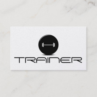 Tarjeta De Visita Entrenador Personal Ejercicio Gimnasio Negocio de
