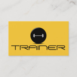 Tarjeta De Visita Entrenador Personal Ejercicio Gimnasio Negocio de 