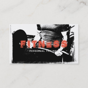 Tarjeta De Visita Entrenador Personal Fitness Entrenador deportivo E