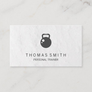 Tarjeta De Visita Entrenador personal Kettle Bell