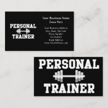 Entrenador Personal Mancuernas en Blanco y Negro E