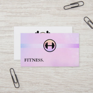 Tarjeta De Visita Entrenador personal moderno de fitness
