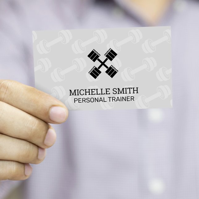 Tarjeta De Visita Entrenador personal | Patrón de timbre (Subido por el creador)