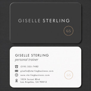 Tarjeta De Visita Entrenador Personal Profesional