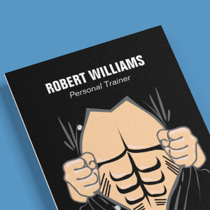 Tarjeta De Visita Entrenador personal y aptitud