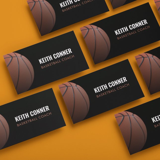 Tarjeta De Visita Entrenador Profesional de Baloncesto (Subido por el creador)