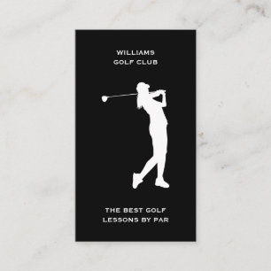 Tarjeta De Visita Entrenadora deportiva e instructora de golf en med