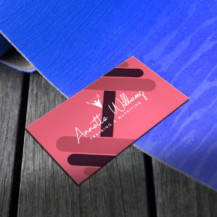 Tarjeta De Visita Entrenadora personal femenina