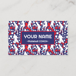 Tarjeta De Visita Entrenadores del Coach Pickleball