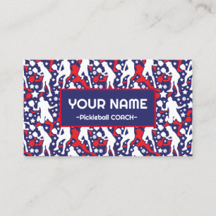 Tarjeta De Visita Entrenadores del Coach Pickleball
