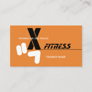 Tarjeta De Visita Entrenamiento cruzado/personal