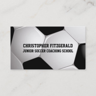 Tarjeta De Visita Entrenamiento de bolas de fútbol de personalizable