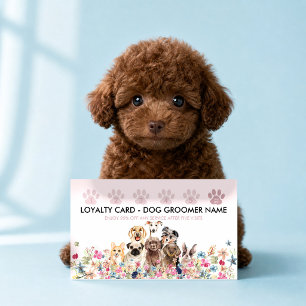 Tarjeta De Visita Entrenamiento de Perro de Servicio Lealtad