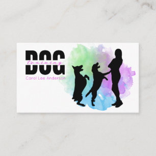 Tarjeta De Visita Entrenamiento de perros / Entrenador de perros