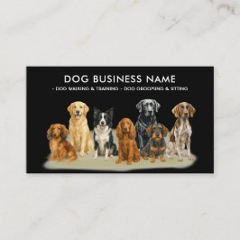 Tarjeta De Visita Entrenamiento de submarinismo para perros