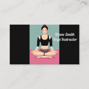 Tarjeta De Visita Entrenamiento de Yoga