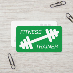 Tarjeta De Visita Entrenamiento físico gimnasio coaching moderno ver