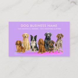 Tarjeta De Visita Entrenamiento para paseos en barca de perros