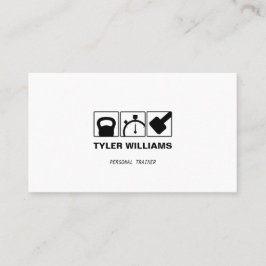 Tarjeta De Visita Entrenamiento personal cruzado Fitness