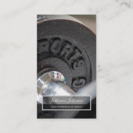 Tarjeta De Visita Entrenamiento personal y autobús de entrenadores d