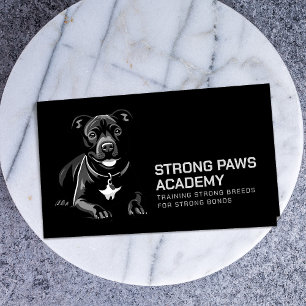 Tarjeta De Visita Entrenamiento Profesional de Perros