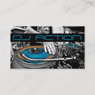 Tarjeta De Visita Entretenimiento del Club de Música DJ de Guay
