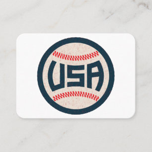 Tarjeta De Visita Equipo de Béisbol de EE. UU.