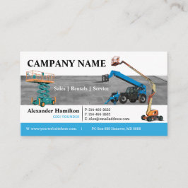 Tarjeta De Visita Equipo de construcción