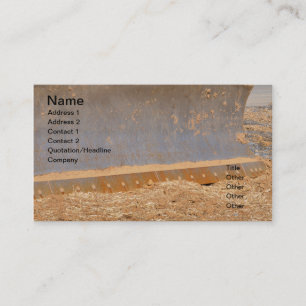 Tarjeta De Visita equipo de construcción