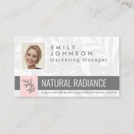 Tarjeta De Visita Equipo de fotografía y logotipo de belleza rosada 