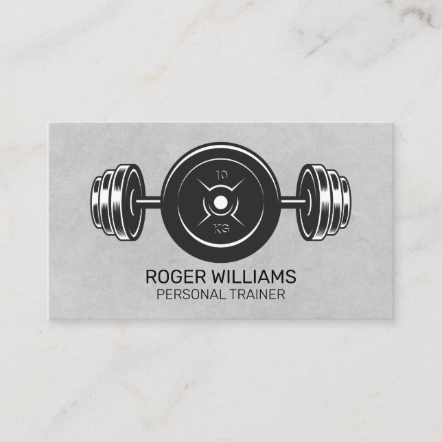 Tarjeta De Visita Equipo De Gimnasio | Kettle Bell (Anverso)