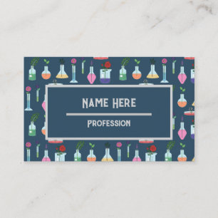 Tarjeta De Visita Equipo de laboratorio botánico