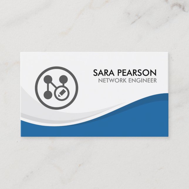 Tarjeta De Visita Equipo técnico de ingeniería de redes (Anverso)