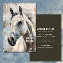 Equitación Moderna – Diseño de Caballo Gris Abstra